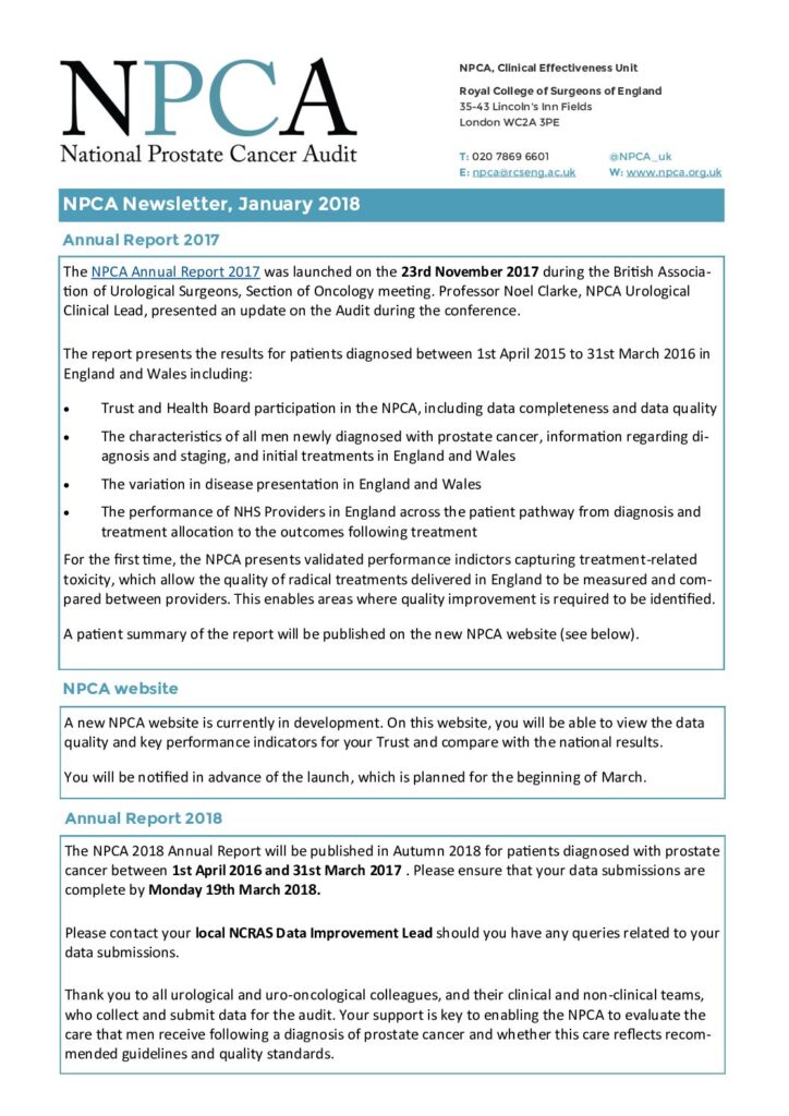 NPCA Winter Newsletter 2017