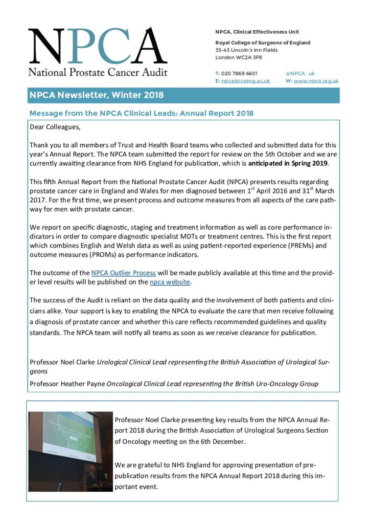 NPCA Winter Newsletter 2018