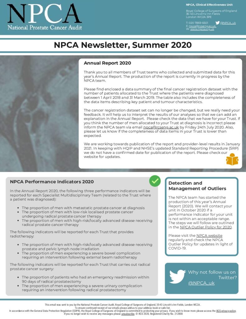 NPCA Summer Newsletter 2020