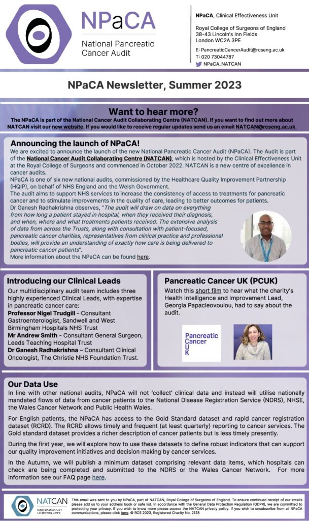 NPaCA Newsletter, Summer 2023