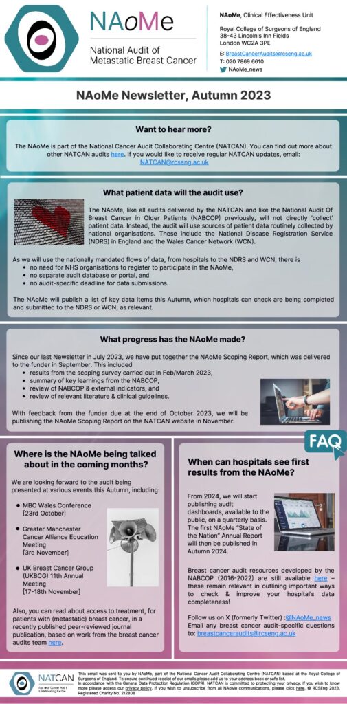 NAoMe Newsletter, Autumn 2023