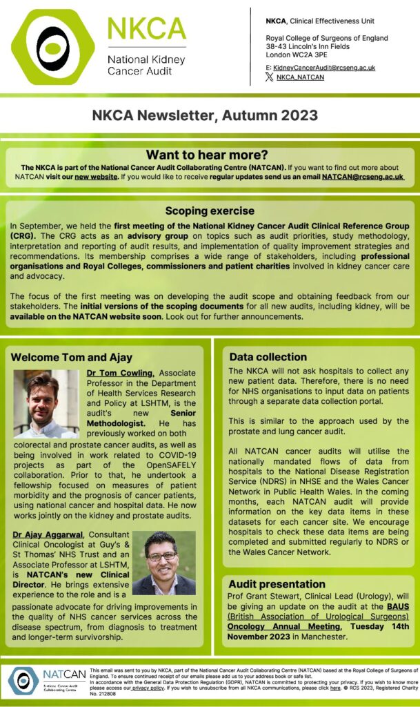 NKCA Newsletter, Autumn 2023