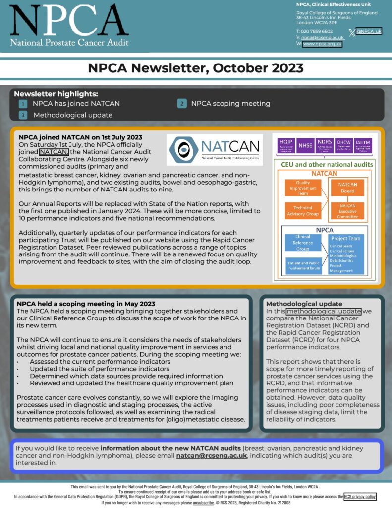 NPCA Autumn Newsletter 2023