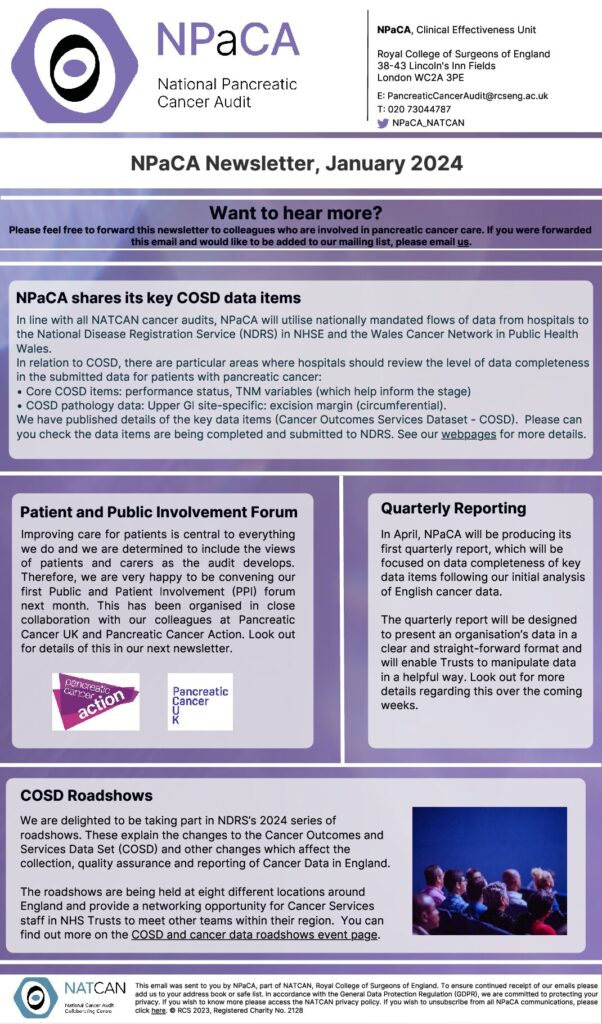 NPaCA Newsletter, January 2024