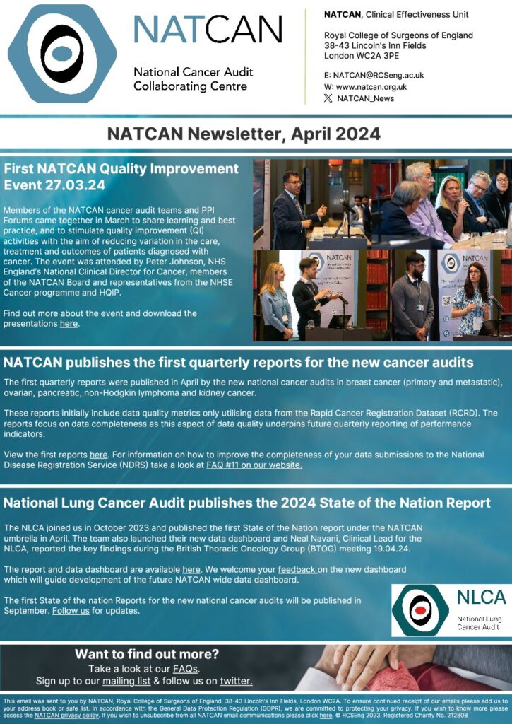 NATCAN Newsletter, April 2024