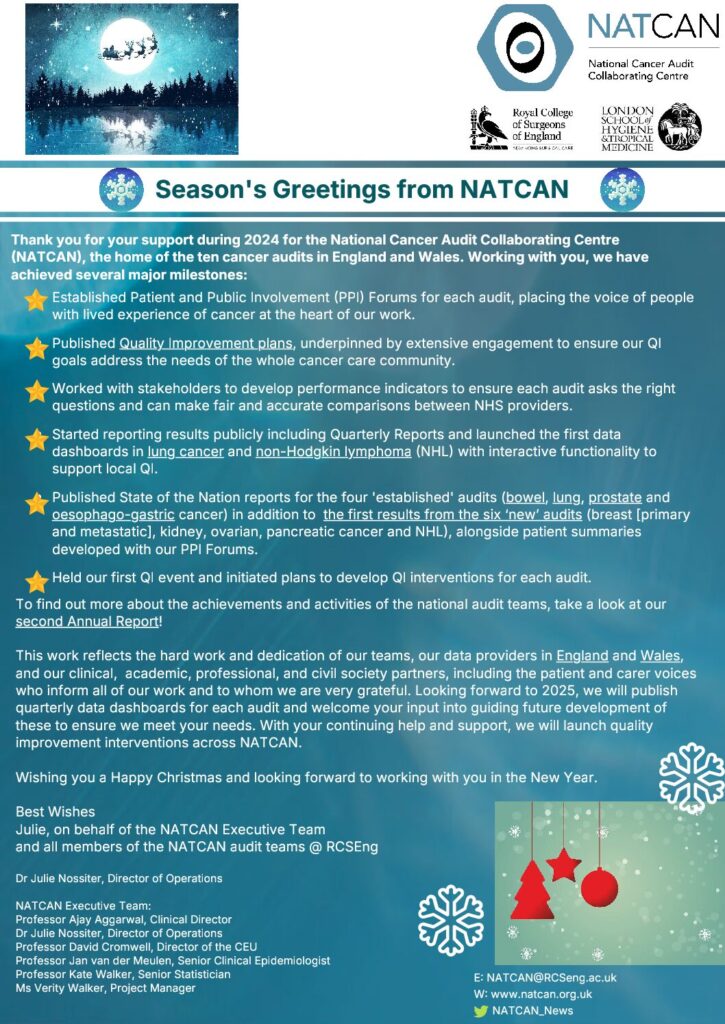Season's Greetings from NATCAN 2024 Newsletter