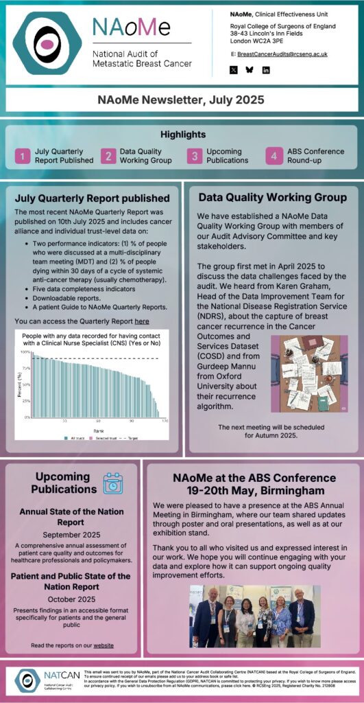 NAoMe Newsletter, July 2025