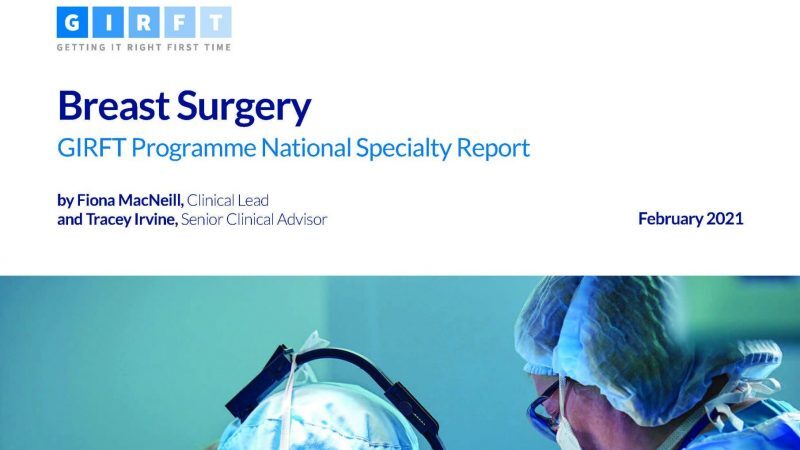 Breast Surgery Report front cover